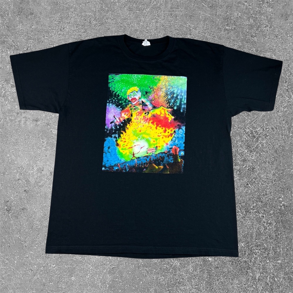 Zozobra 2012 Old Man Gloom Graphic T-Shirt Mens XL Black Santa Fe New Mexico Y2K